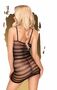 Penthouse Lingerie - Damen Dessous Netzkleid, Gr. XL