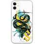 Harry Potter iPhone 13 Mini Handyh�lle - Slytherin Logo Wei� 