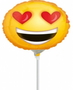 Emoticon Love Mini - Folienballon - 23 cm 