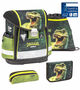 Belmil Schulranzen 4-teiliges Set mit Brustgurt Classy Dinosaur World T-Rex