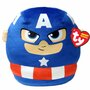 Ty 39355 - Squishy Beanie - Marvel Captain America - Pl�sch Kissen - 35 cm 