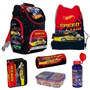 Hot Wheels / Cars - 6 teiliges Schulranzen Set 