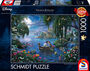 Thomas Kinkade - Arielle, die kleine Meerjungfrau und Prinz Eric - Puzzle 1000 Teile
