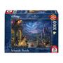 Disney Die Sch�ne und das Biest Tanz im Mondlicht - 1000 Teile Puzzle - Thomas Kinkade