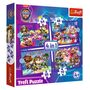 Paw Patrol Film - 4 in 1 Puzzle 35, 48, 54, 70 Teile 