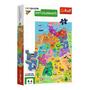Lernpuzzle - Deutschlandkarte 44 Teile - Deutsche Version 