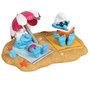 Schl�mpfe am Strand beim Sonnenbad - Figur 