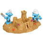 Schl�mpfe bauen eine Sandburg - Figur 