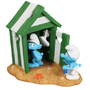 Schl�mpfe mit Strandkabine - Figur 
