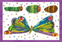 Kleine Raupe Nimmersatt - Raupe-Kokon-Schmetterling, 3x24 Teile Puzzle