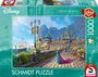 Disney Frozen - Celebrating in Arendelle - 1.000 Teile Puzzle (Thomas Kinkade) 