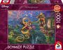 Disney Rapunzel - Tangled up in Love - 1000 Teile Puzzle Thomas Kinkade Collection 
