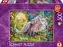 Traumreise mit Einhorn - Standard 500 Teile Puzzle 