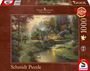 Friedliche Abendstimmung - 1000 Teile Puzzle (Thomas Kinkade) 