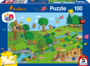 Die Maus - Im Spielpark - 100 Teile Puzzle 