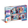 Clementoni 21518 - Disney Frozen 2 / Die Eisk�nigin 2 - 4 in 1 Puzzle Supercolor 