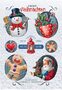 Weihnachtskarten - 100 St�ck - 6 Motive