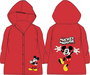 Mickey Mouse - Regenjacke dunkelrot f�r Jungs - Gr��e 110/116 