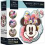 Disney Floral Minnie Mouse - Holz Form Puzzle 160 Teile