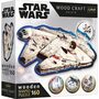 Star Wars - Millennium Falcon - Holz Form Puzzle 160 Teile