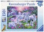 Einh�rner im Abendrot - XXL Puzzle 150 Teile