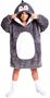 Noxxiez - kuscheliger Hoodie bis 160 cm - Pinguin