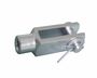 5 Stck - Gabelkopf - 10x40 - M10 mit Splintbolzen - DIN71752 - verzinkt 