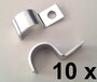 10 x Kabelschelle, Kabelfixierung f�r Kabel bis  8 mm