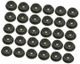 30 x Rundknopf  20/25 mm f�r 6 - 8 mm Seil Expanderseil - Planenknopf 
