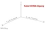 Aspck Midipoint 2 - Set Leuchten rechts + links und Kabel 4m 13 polig