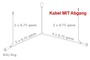 Aspck Earpoint 3 - 7 pol komplett Set Leuchten und Kabel 6 Meter mit Abgang