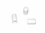 50 x Kappe f�r Rundrohr D=6 mm L=11 mm weiss PVC 