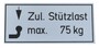 20 St�ck PKW St�tzlast Aufkleber 75kg 