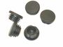 200 x Lamellenstopfen Rundrohrstopfen  40 mm (Au�en) Stopfen SCHWARZ