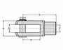 10 Stck - Gabelkopf 6x24 - M6 mit Splintbolzen DIN 71751 verzinkt