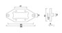 2 Stck Aspck Flexipoint 1, Halter, Halteplatte beidseitig verwendbar - 15-5316-107