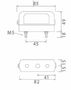 2 x  Aspck Regpoint small Kennzeichenleuchte mit Glhbirne