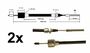 2 x BPW Bremsseil 05.089.33.83.0 H�llenl�nge:1130 mm - Gesamtl�nge: 1355 mm