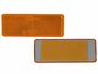 4 x R�ckstrahler - Reflektor - Kleben - 90 x 40 mm - Gelb - Pr�fzeichen
