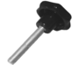 50 Stck -- Sterngriffschraube M8 x 40 mm DIN 6336 A schwarz 63