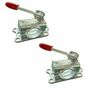 2 x ALKO Klemmhalter  48 mm Gu� mit Kipphebel Klemmschelle f�r St�tzrad / St�tzen 