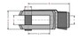 50 St�ck - Gabelkopf 8x32 - M8 mit Sicherungsbolzen + Kontermutter