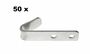 50 St�ck - Schleuderhaken Planenhaken Haken Stahl Galvanisch verzinkt