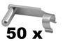 50 St�ck - ES-Bolzen - Sicherungsbolzen - Klappbolzen - f�r Gabelkopf 12x48