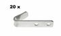 20 St�ck - Schleuderhaken Planenhaken Haken Stahl Galvanisch verzinkt