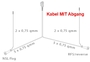 Aspck Midipoint 1 - Leuchten Set - 13polig - 6m Kabelbaum mit 4,5m Abgang