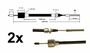 2 x BPW Bremsseil 05.089.33.81.0 H�llenl�nge:1030 mm - Gesamtl�nge: 1255 mm 