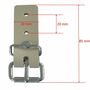 2 Stck - Schnallkappe mit Rollschnalle, beige, Vers. 2