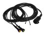 Aspck Anhngerkabel 5m - 13-polig Stecker - Kabelbaum + 2 x 0,2m Abgang DC