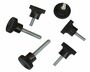 100 Stck - Rndelschrauben mit Schaft - M5 - 29mm - Gewindebolzen umspritzt